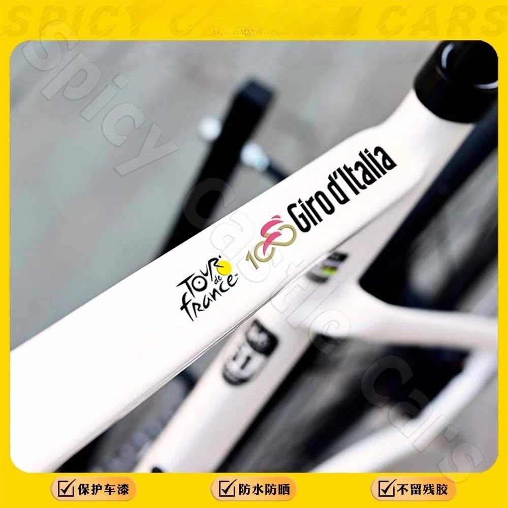 New Tour de France Bicycle Stickers for Bicycle Frame Top Tube DIY Waterproof Cycling Stickers MTB Road Bikes Frames Sticker
New Tour de France Bicycle Stickers for Bicycle Frame Top Tube DIY Waterproof Cycling Stickers MTB Road Bikes Frames Sticker