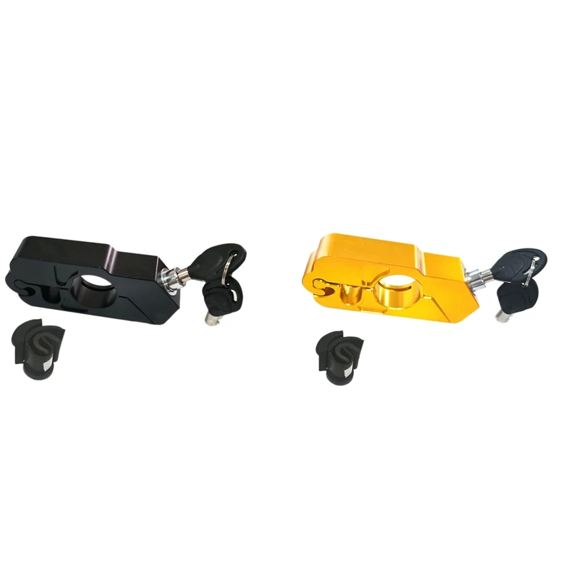 2Set Aluminum Alloy Bike Lock Bicycle Handlebar Lock Anti-Theft Lock Safety Theft Protection Locks(Black&Golden)
2Set Aluminum Alloy Bike Lock Bicycle Handlebar Lock Anti-Theft Lock Safety Theft Protection Locks(Black&Golden)