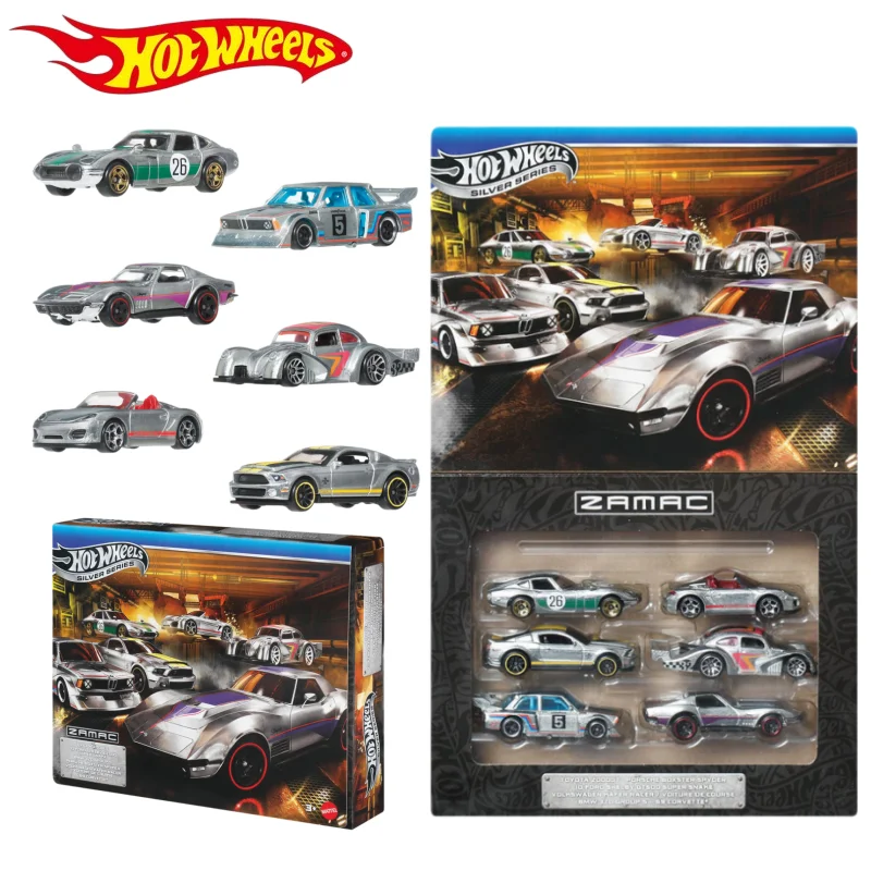 Hot Wheels ZAMAC 6-Car Set Toyota Porsche Ford VW BMW New in Stock Decorative Gift for Toy 1/64 Diecast Car Model Collection Toy
Hot Wheels ZAMAC 6-Car Set Toyota Porsche Ford VW BMW New in Stock Decorative Gift for Toy 1/64 Diecast Car Model Collection Toy