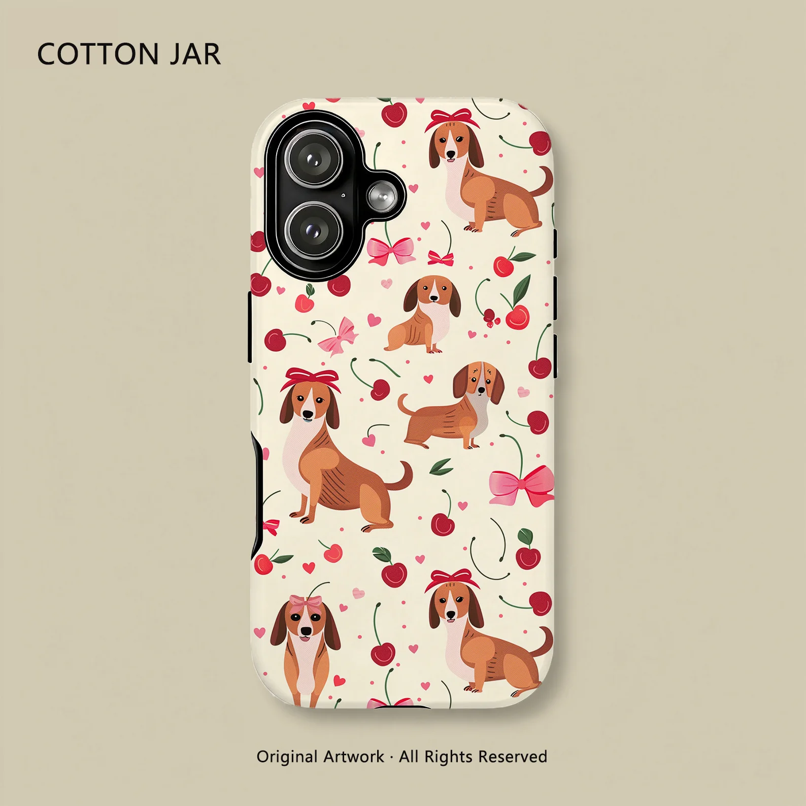 Cute Dachshund Bow Magnetic Double Layer Phone Case for iPhone 17 16 15 14 13 12 Pro Max Plus MagSafe Protective Funda Coque
Cute Dachshund Bow Magnetic Double Layer Phone Case for iPhone 17 16 15 14 13 12 Pro Max Plus MagSafe Protective Funda Coque