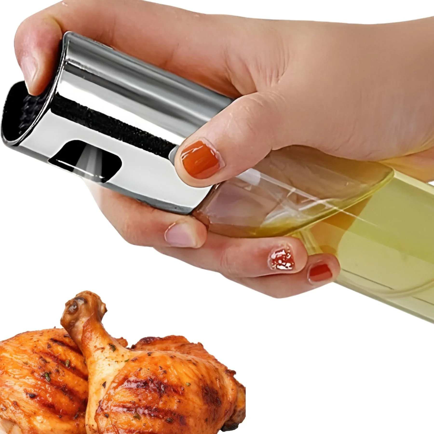 1/2PCS Glass Spray Bottle Spray Oiler Seasoning Glass Oil Spray Empty Vinegar Bottle for BBQ Salad Baking Roasting Kitchen Tools
1/2PCS Glass Spray Bottle Spray Oiler Seasoning Glass Oil Spray Empty Vinegar Bottle for BBQ Salad Baking Roasting Kitchen Tools