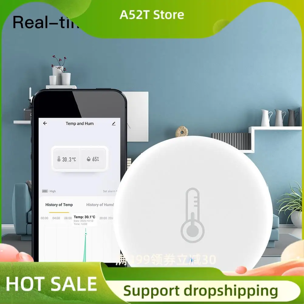 A52T Tuya Smart Zigbee 3.0 Интеллектуальный датчик температуры и влажности с питанием от батареи и приложением Tuya Smart Life Alexa
A52T Tuya Smart Zigbee 3.0 Интеллектуальный датчик температуры и влажности с питанием от батареи и приложением Tuya Smart Life Alexa