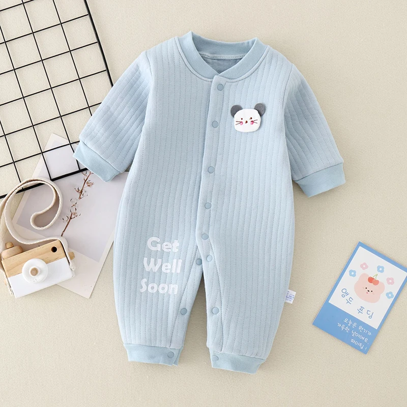 Thick Cotton Jumpsuit Winter Newborn Crawling Clothes Cute Baby Romper Infant Long Sleeved Bodysuit Boy Girl Kids Onesie Pajamas
Thick Cotton Jumpsuit Winter Newborn Crawling Clothes Cute Baby Romper Infant Long Sleeved Bodysuit Boy Girl Kids Onesie Pajamas