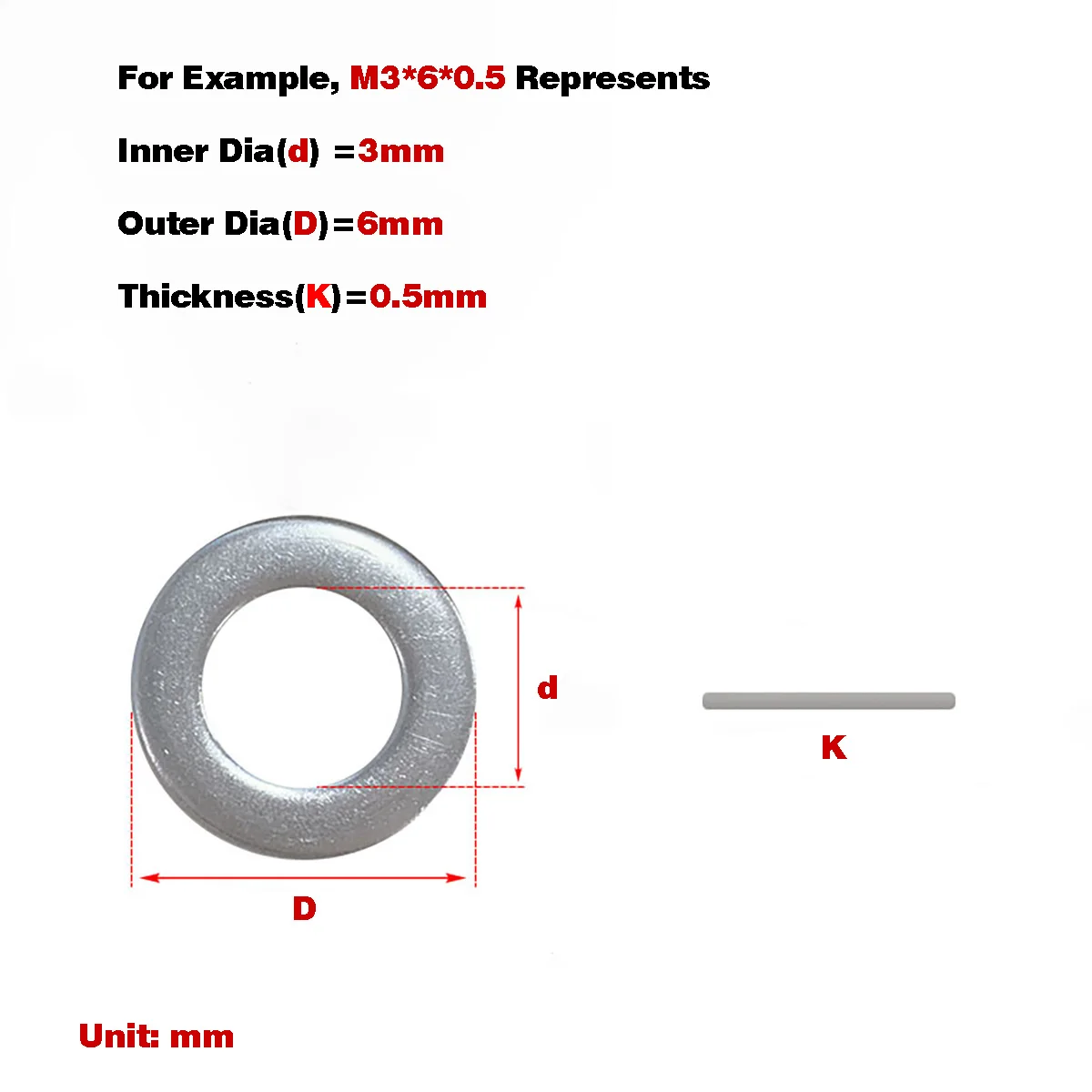 304 Stainless Steel Gasket / Metal Screw Enlarged And Thickened Circular Flat Washer M1.6-M36
304 Stainless Steel Gasket / Metal Screw Enlarged And Thickened Circular Flat Washer M1.6-M36