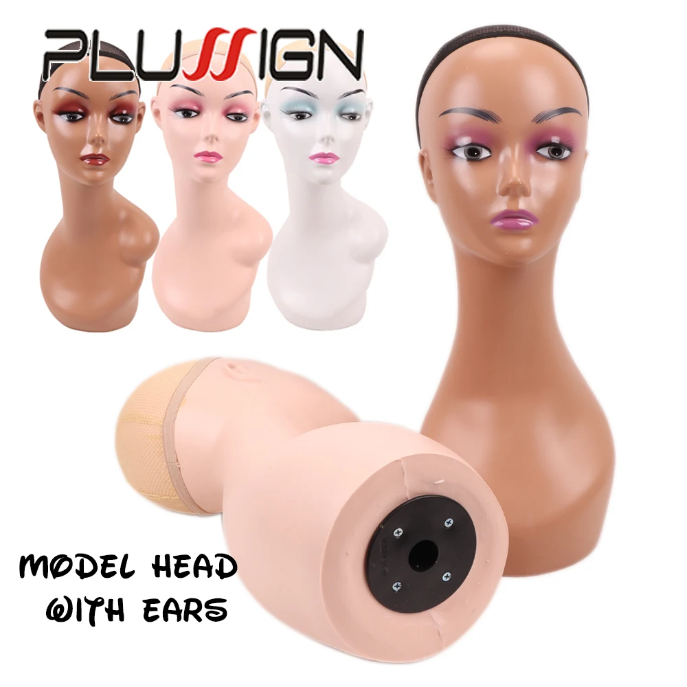 Plussign 1pcs Female Mannequin Head Without Shoulder For Wigs Make Up Doll Head With Ear Wig Head Stand For Displaying Wigs
Plussign 1pcs Female Mannequin Head Without Shoulder For Wigs Make Up Doll Head With Ear Wig Head Stand For Displaying Wigs