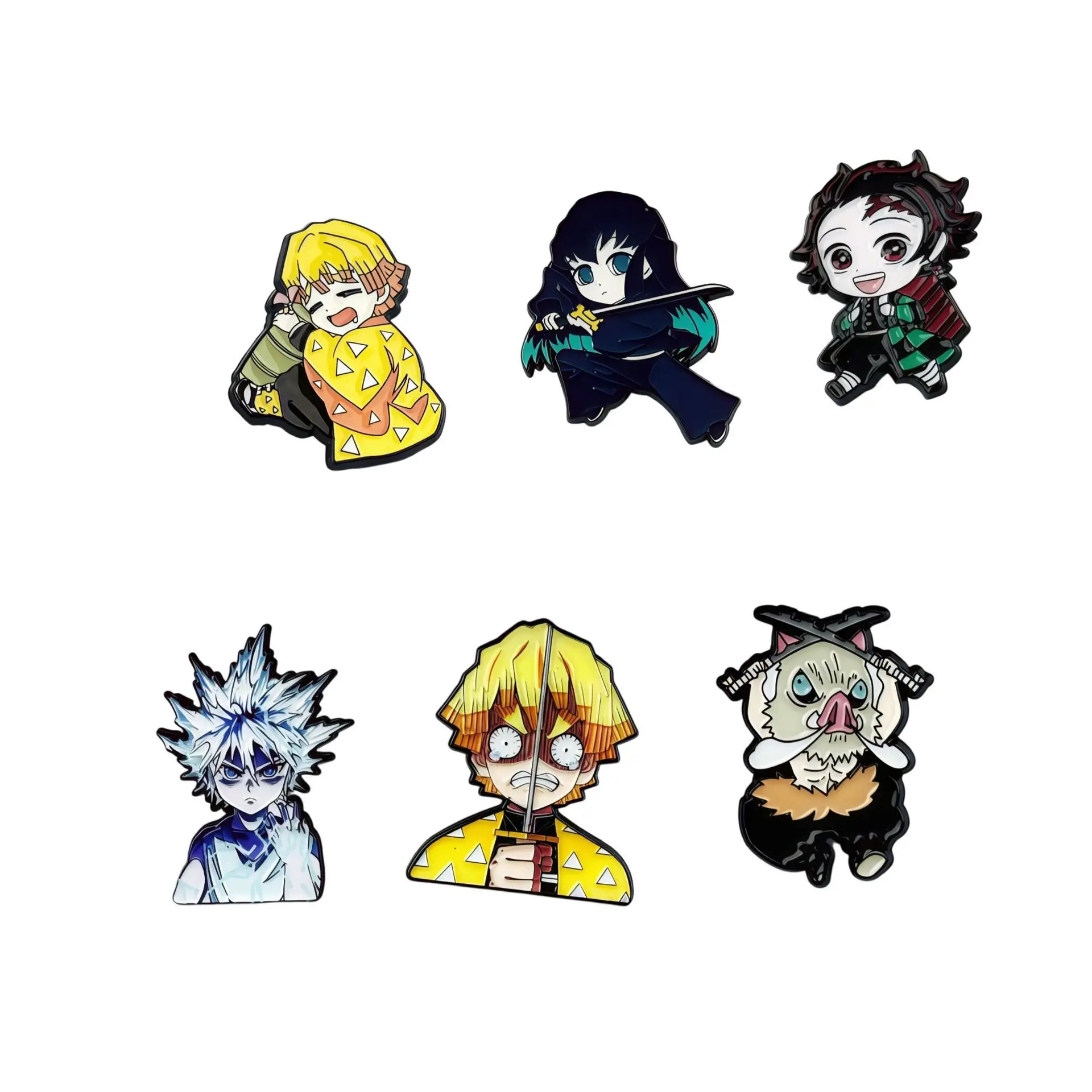 Demon Slayer Hunter × Hunter Cartoon Anime Cartoon Brooch Badge Alloy Oil Dripping Bazaar Creative Personalized Clothing
Demon Slayer Hunter × Hunter Cartoon Anime Cartoon Brooch Badge Alloy Oil Dripping Bazaar Creative Personalized Clothing