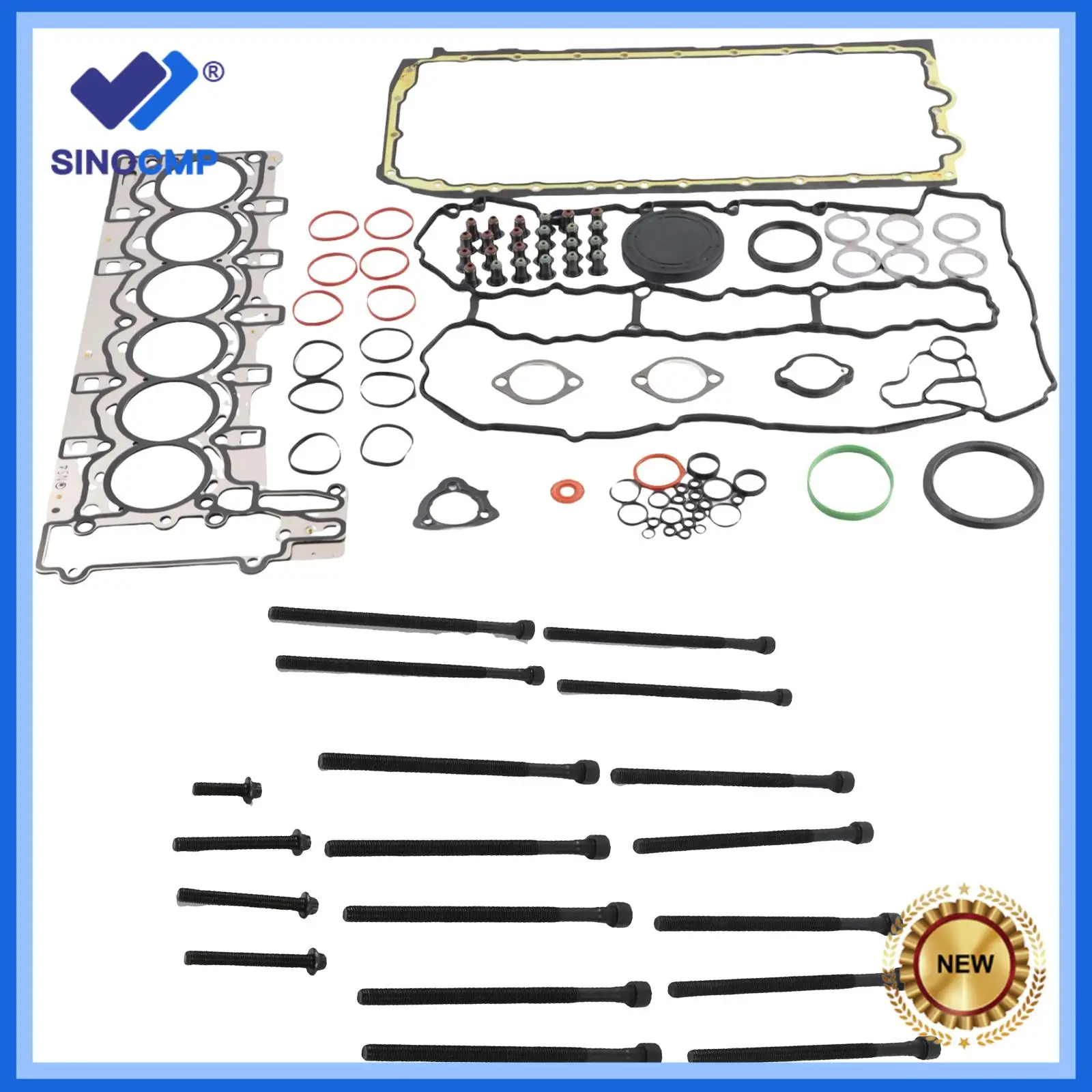 New N51 N52 N54 N55 Engine Overhaul Gasket Seals Kit & Head Bolts Set For BMW 135i 335i 528 530 X3 X4 X5 3.0 2.5L Car Parts
New N51 N52 N54 N55 Engine Overhaul Gasket Seals Kit & Head Bolts Set For BMW 135i 335i 528 530 X3 X4 X5 3.0 2.5L Car Parts