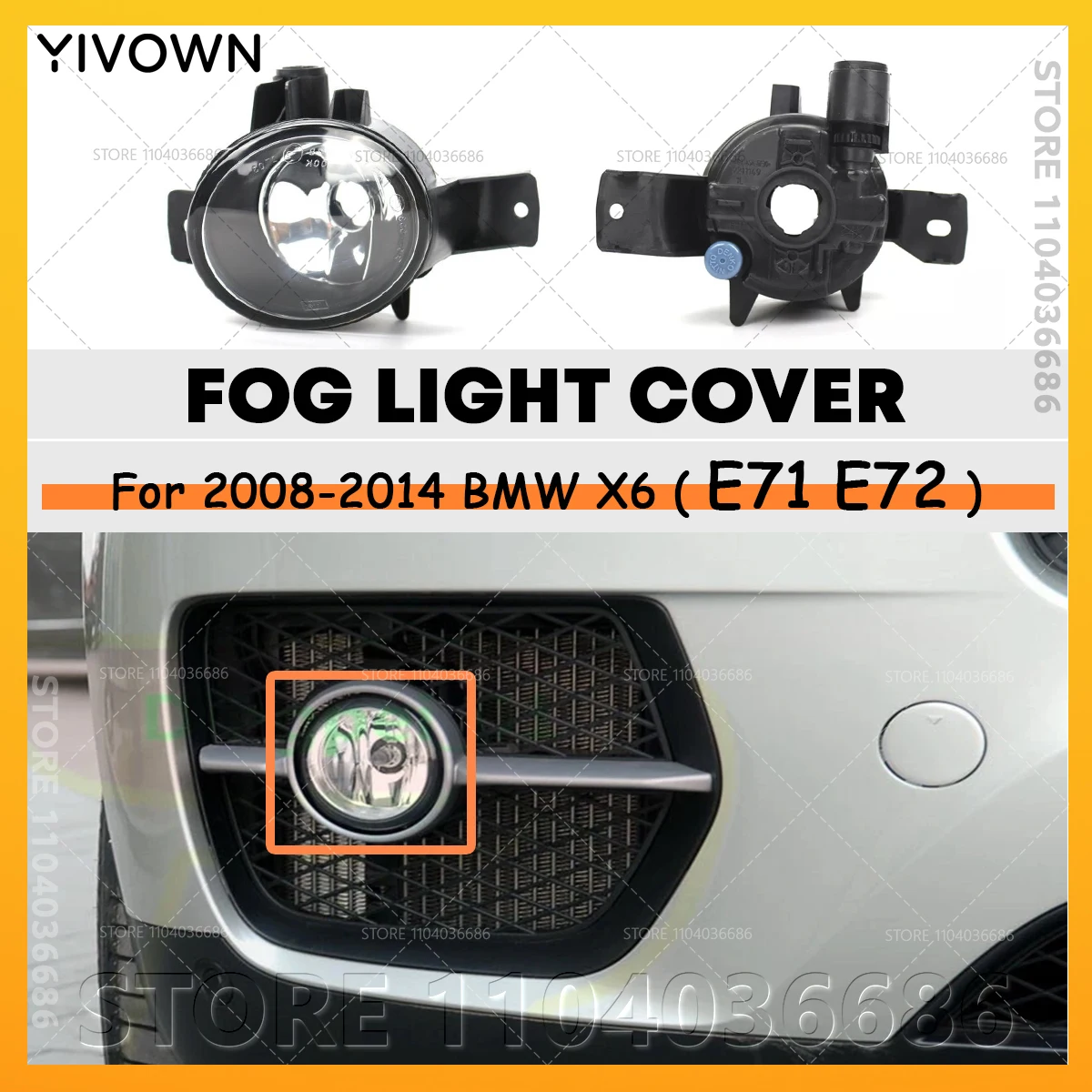For 2008 2009 2010 2011 2012 2013 2014 BMW X6 E71 E72 Front Bumper Fog Lights Lamp Housing 63177187629 63177187630
For 2008 2009 2010 2011 2012 2013 2014 BMW X6 E71 E72 Front Bumper Fog Lights Lamp Housing 63177187629 63177187630