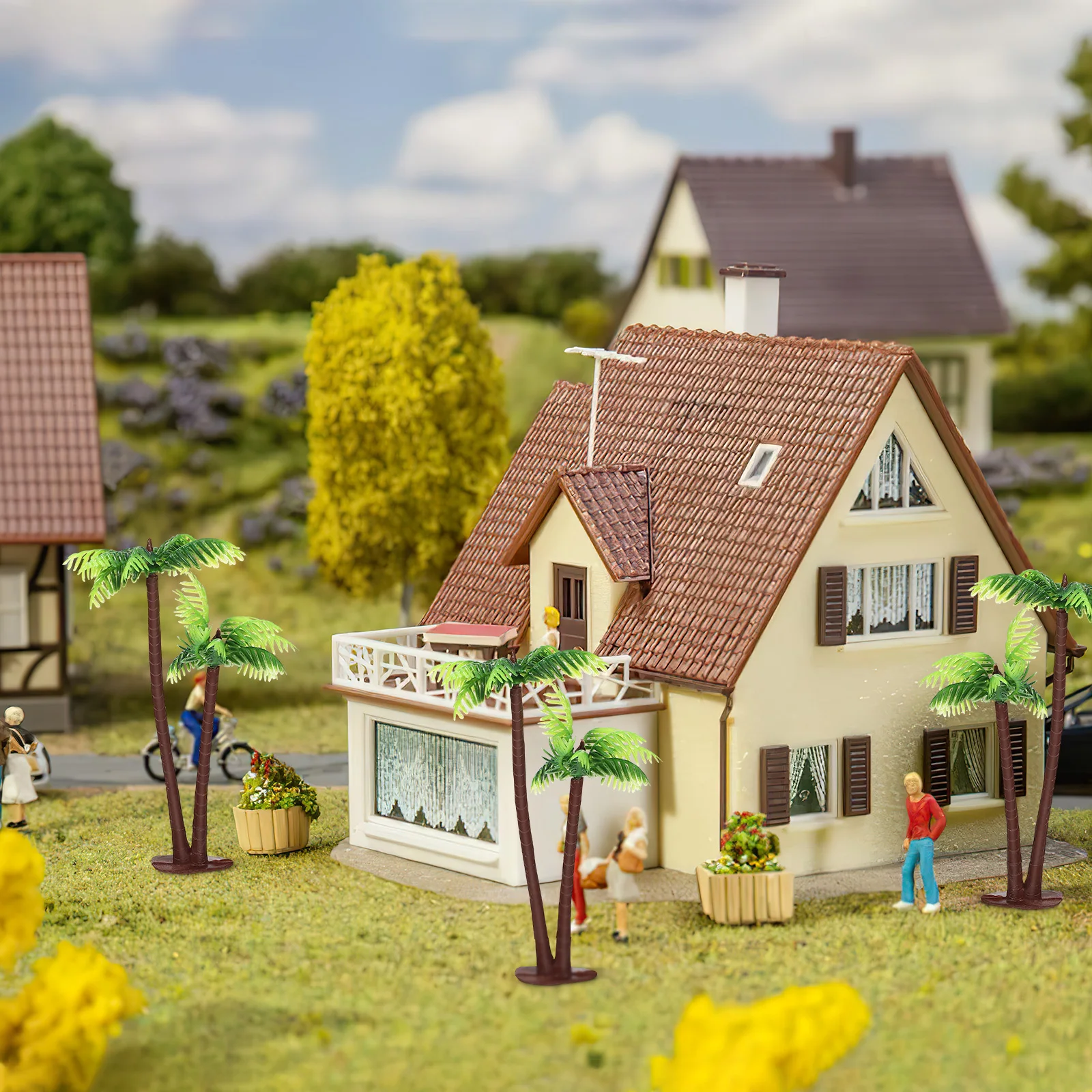 12Pcs Plastic Coconut Palm Tree Miniature Realistic Workmanship Micro Landscape Crafts Fairy Garden Decoration
12Pcs Plastic Coconut Palm Tree Miniature Realistic Workmanship Micro Landscape Crafts Fairy Garden Decoration