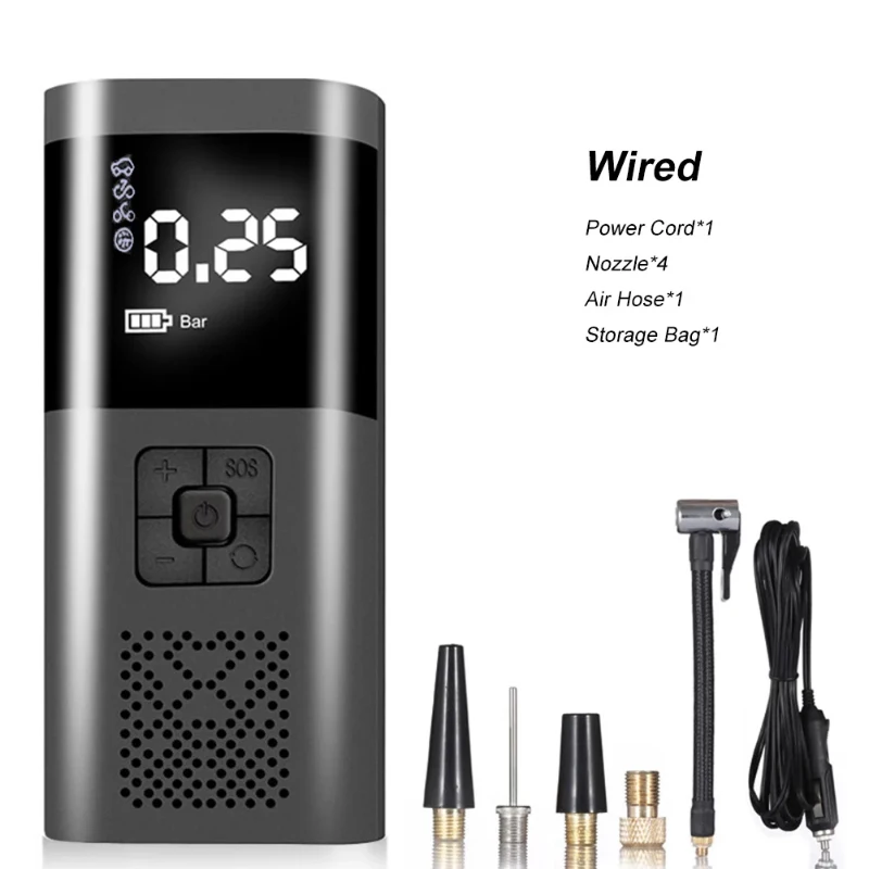 1pcs Wireless Smart Digital Tire Inflator, Portable Car Electric Air Pump with Preset Pressure Auto Shutoff
1pcs Wireless Smart Digital Tire Inflator, Portable Car Electric Air Pump with Preset Pressure Auto Shutoff
