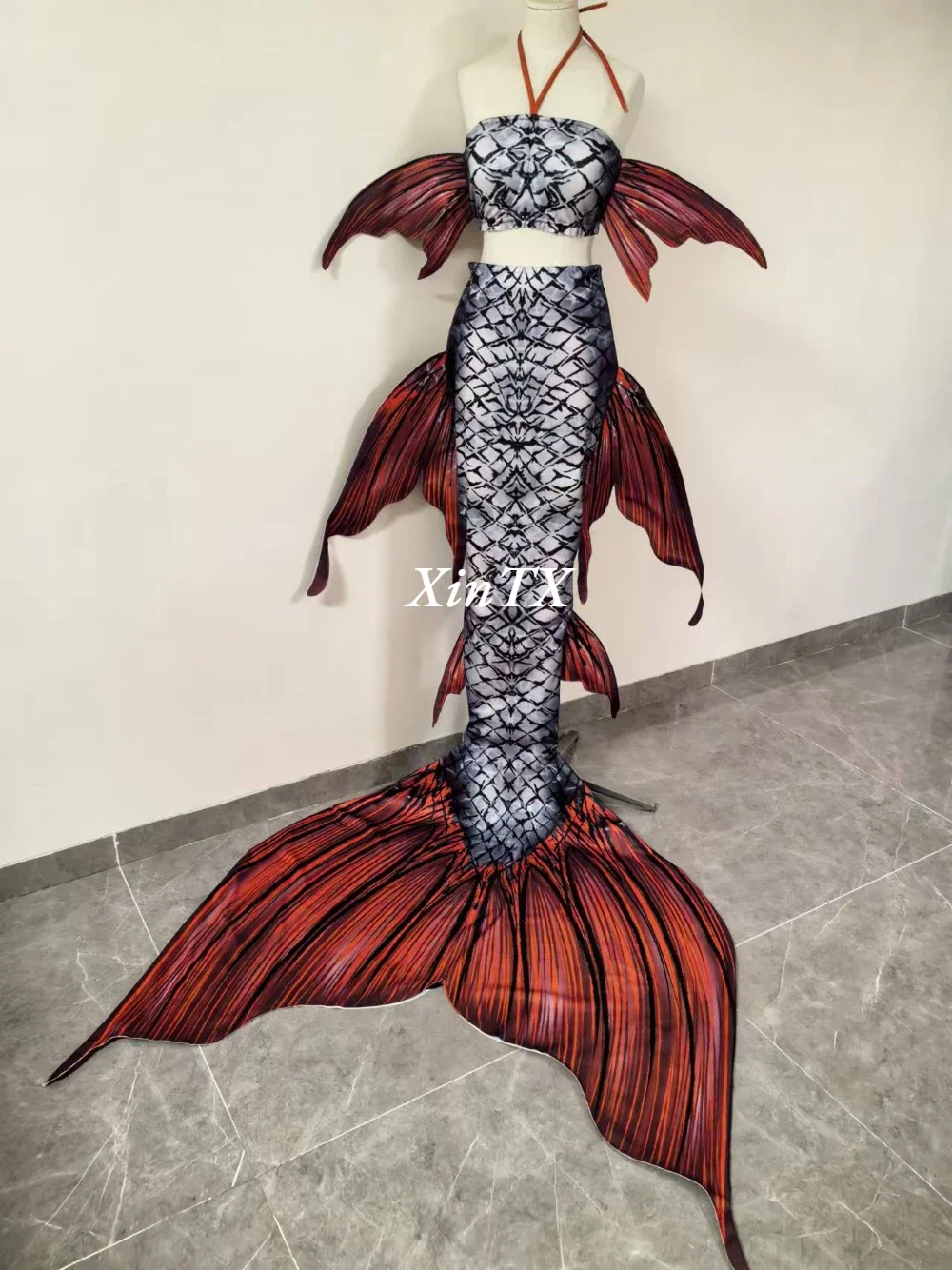 Professional Adult Mermaid Tail Simulation Fish Tail Ears Woman Swimming Oceanarium Worker Stage Performance Role Play Gift Hot
Professional Adult Mermaid Tail Simulation Fish Tail Ears Woman Swimming Oceanarium Worker Stage Performance Role Play Gift Hot