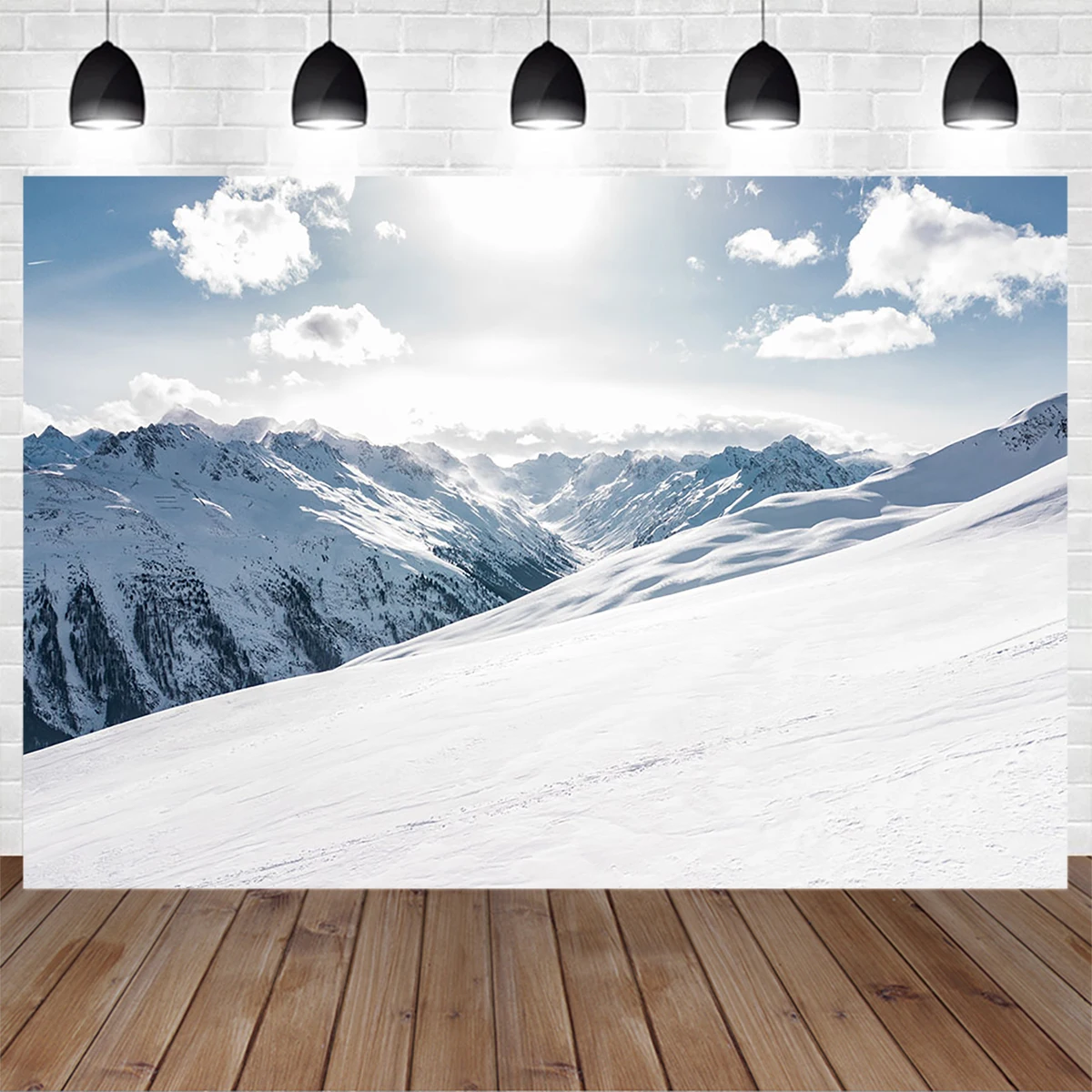 Mocsicka Frozen Snowflake Winter Photo Backdrop Natural Scenery Christmas Photography Bule Sky Snow Mountain Sunshine Studio
Mocsicka Frozen Snowflake Winter Photo Backdrop Natural Scenery Christmas Photography Bule Sky Snow Mountain Sunshine Studio