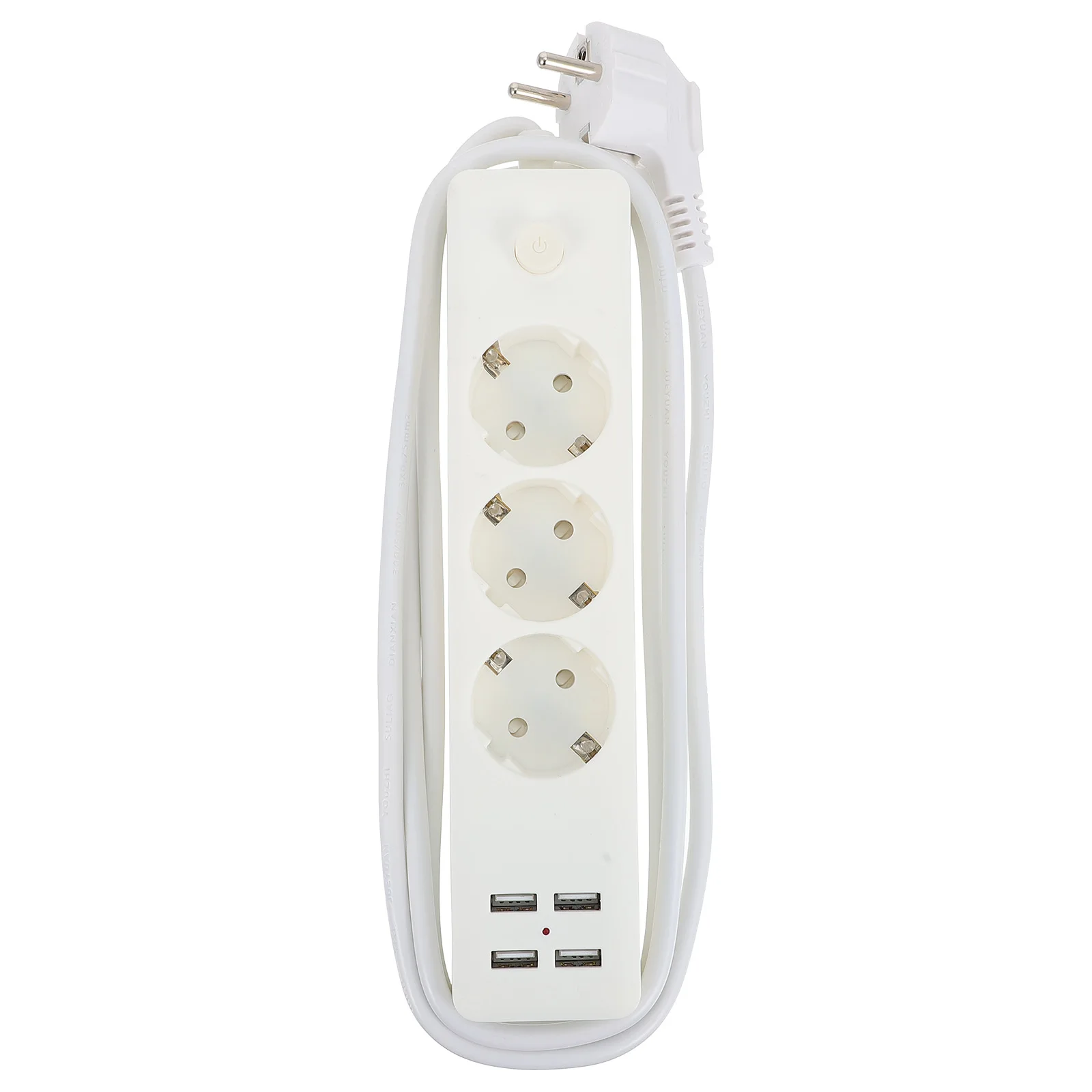 4USB EU Plug Socket with Outlets Lightweight Portable Charging Adapter Home Office Use Fire Retardant PP Material Power
4USB EU Plug Socket with Outlets Lightweight Portable Charging Adapter Home Office Use Fire Retardant PP Material Power