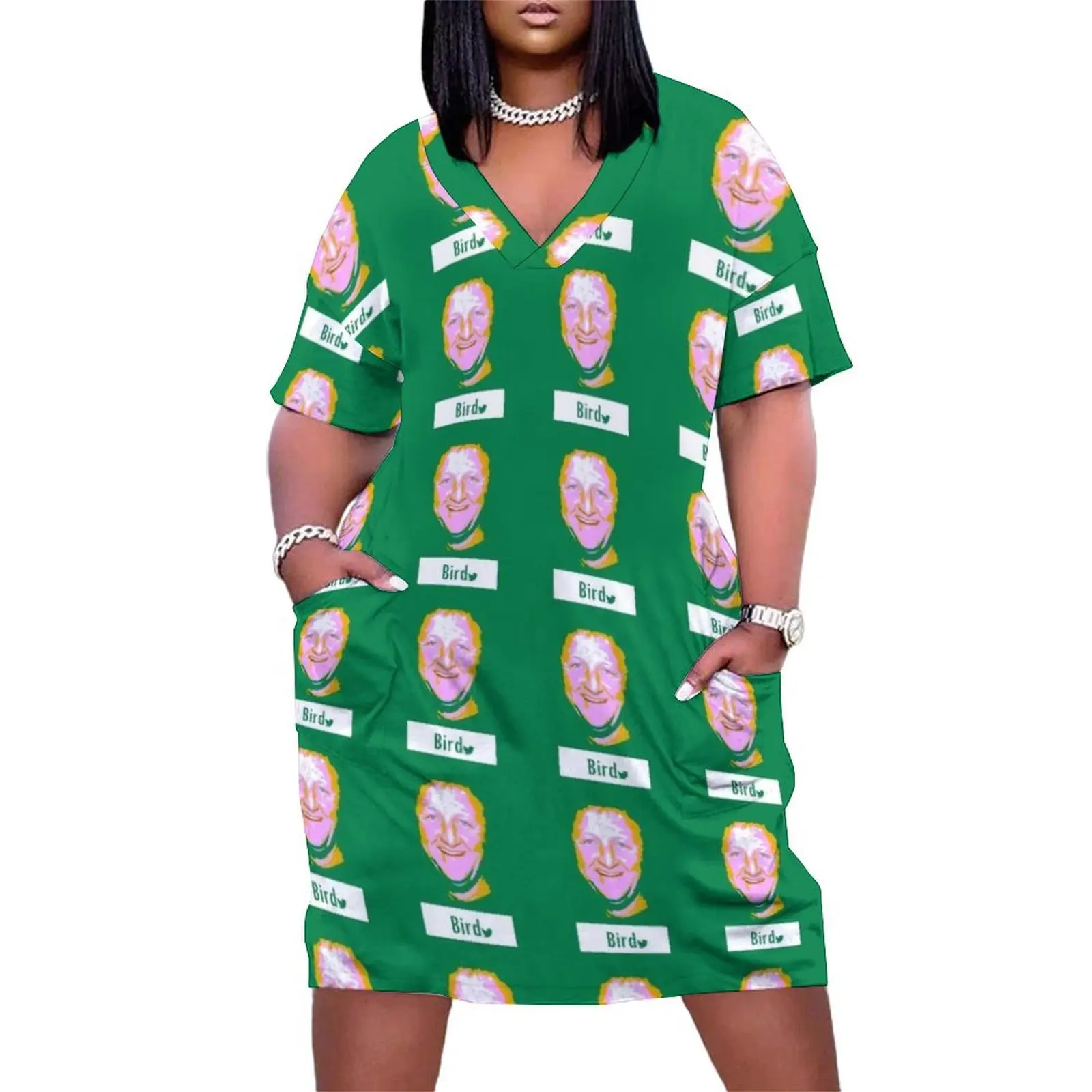 Larry Bird NBA Legend Bird Text Loose Pocket Dress Long dress Women dresses summer dress women summer
Larry Bird NBA Legend Bird Text Loose Pocket Dress Long dress Women dresses summer dress women summer