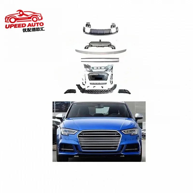Suitable for STLF High Quality A3 2017-2020 S3 Style Front Bumper Head Tail Grill Body Kits Audis
Suitable for STLF High Quality A3 2017-2020 S3 Style Front Bumper Head Tail Grill Body Kits Audis
