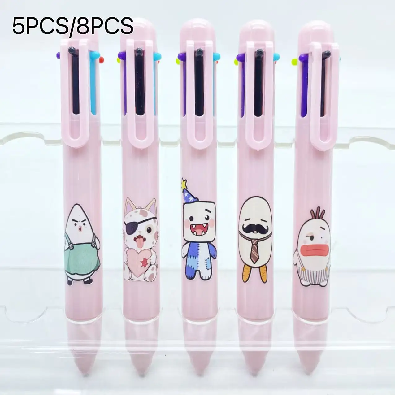 5 шт./8 шт., милая и необычная кукла, розовый набор, разноцветные шариковые ручки, шариковая ручка «шесть в одном», студенческая ручка для письма, маркер, креативные канцелярские принадлежности
5 шт./8 шт., милая и необычная кукла, розовый набор, разноцветные шариковые ручки, шариковая ручка «шесть в одном», студенческая ручка для письма, маркер, креативные канцелярские принадлежности