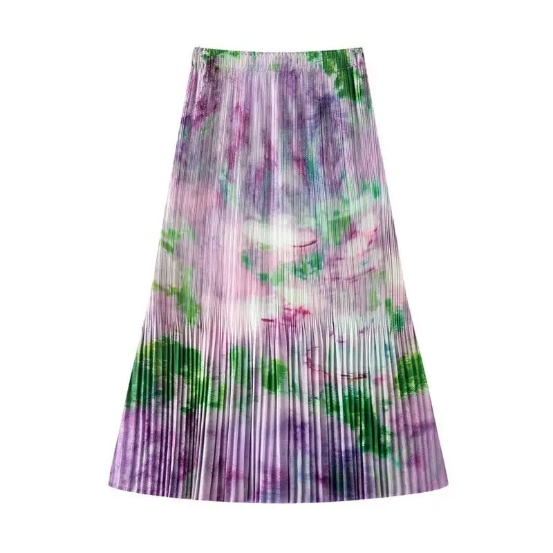 Retro printing pleated skirt women's 2026 summer new high waist versatile temperament thin hip skirt
Retro printing pleated skirt women's 2026 summer new high waist versatile temperament thin hip skirt