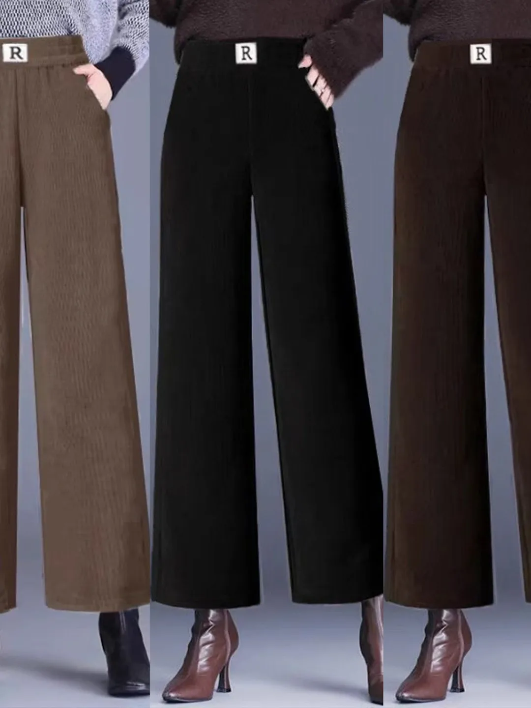 Женские вельветовые брюки в стиле ретро, теплые, осенне-зимние, новые, больших размеров, утягивающие, с широкими штанинами, повседневные, универсальные
Женские вельветовые брюки в стиле ретро, теплые, осенне-зимние, новые, больших размеров, утягивающие, с широкими штанинами, повседневные, универсальные