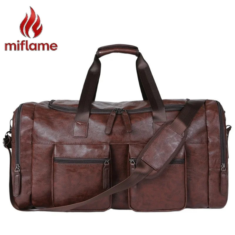 Luxury Travel Bag Purse Handbag for Men PU Leather Large Capacity Korean Style Shoulder Hand Carry Business Trip
Luxury Travel Bag Purse Handbag for Men PU Leather Large Capacity Korean Style Shoulder Hand Carry Business Trip