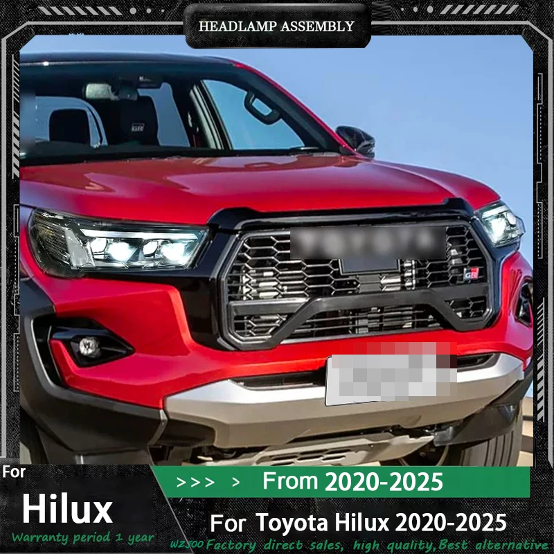 For Toyota Hilux 2020 2021 2022 2023 2024-2025 Headlight Assembly for REVO Modified LED Flowing Turn Signal Car Accessories
For Toyota Hilux 2020 2021 2022 2023 2024-2025 Headlight Assembly for REVO Modified LED Flowing Turn Signal Car Accessories