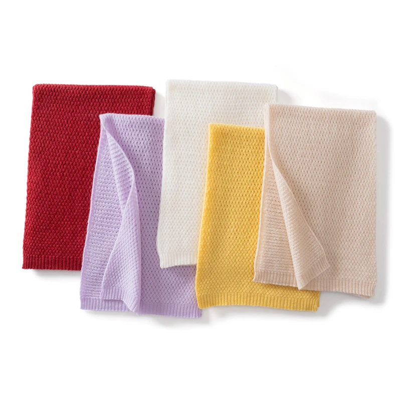Autumn Winter New 100% Cashmere Scarf Versatile Solid Color Thick Knitted Neck Warmer Korean Style Unisex Couple Shawl
Autumn Winter New 100% Cashmere Scarf Versatile Solid Color Thick Knitted Neck Warmer Korean Style Unisex Couple Shawl
