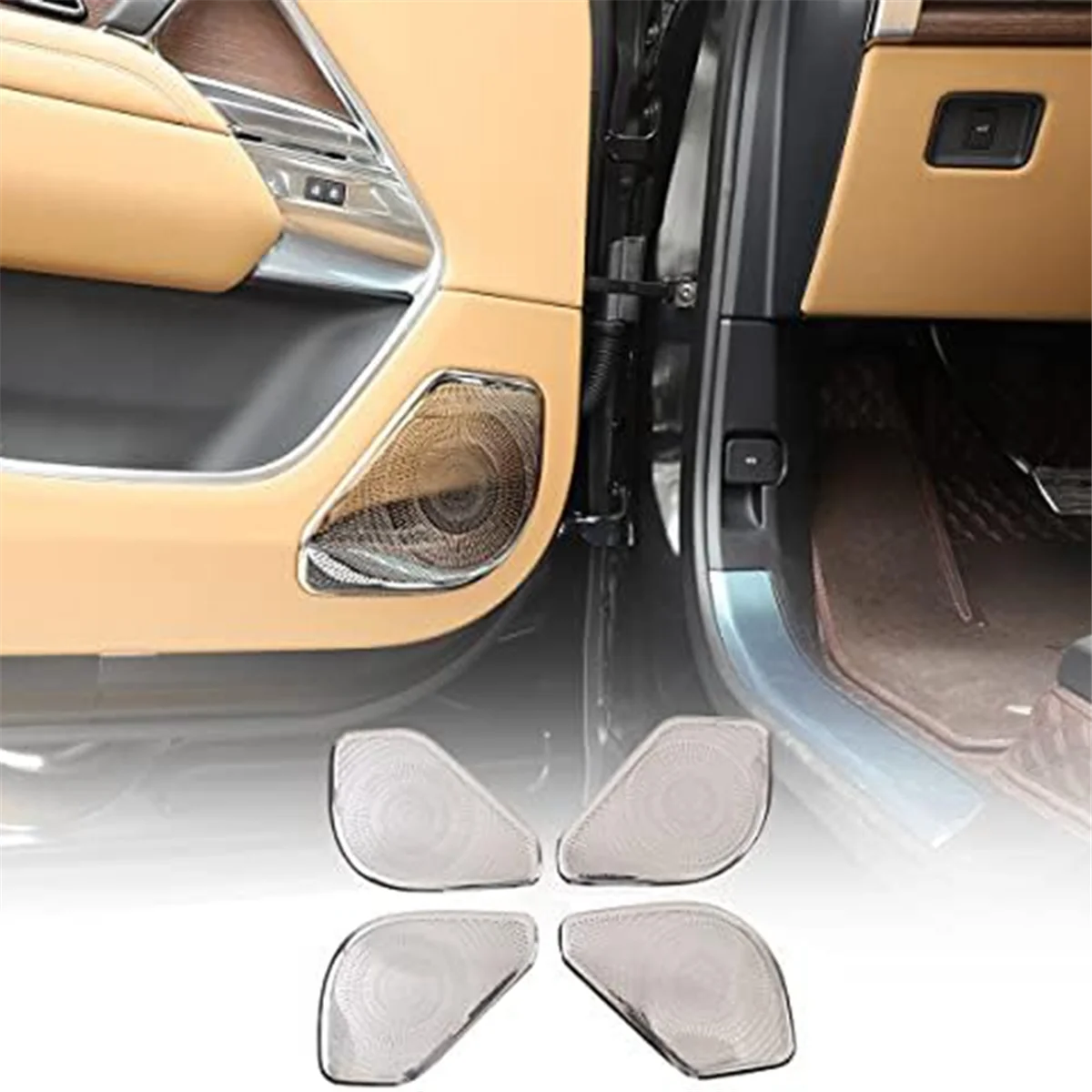 RA-For Land Rover Range Rover Sport 2023 Speaker Cover Decoration Sticker Stereo Speaker Cover Frame, Bright
RA-For Land Rover Range Rover Sport 2023 Speaker Cover Decoration Sticker Stereo Speaker Cover Frame, Bright
