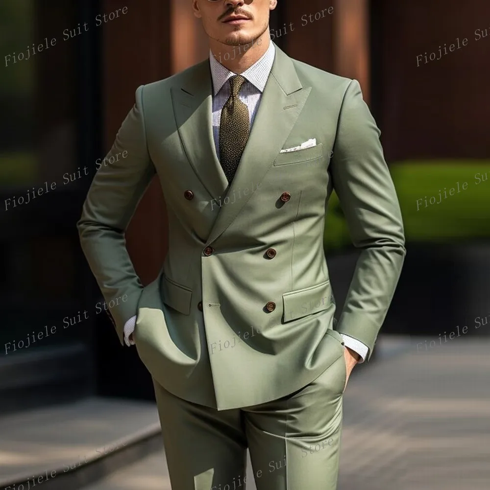 New Male Light Green Business Tuxedos Groom Groomsman Prom Wedding Party Formal Occasion Men Suit 2 Piece Set Jacket And Pants
New Male Light Green Business Tuxedos Groom Groomsman Prom Wedding Party Formal Occasion Men Suit 2 Piece Set Jacket And Pants