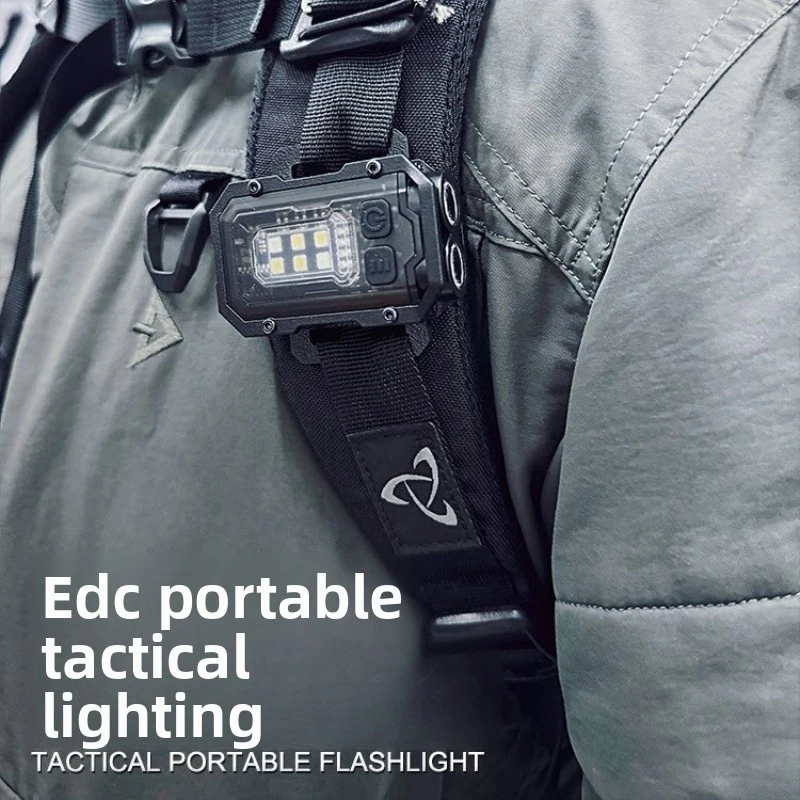 EDC Portable Tactical Flashlight, Warning Safety Light with Molle Mount, Outdoor Backpack Attachment Camping Hikin
EDC Portable Tactical Flashlight, Warning Safety Light with Molle Mount, Outdoor Backpack Attachment Camping Hikin