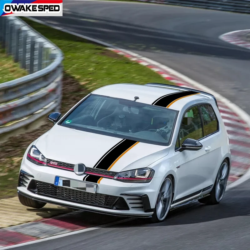 1 Set Racing Sport Stripes For Volkswagen VW Golf RLINE POLO Jetta CC T-cross UP Scirocco Car Hood Roof Tail Decoration Sticker
1 Set Racing Sport Stripes For Volkswagen VW Golf RLINE POLO Jetta CC T-cross UP Scirocco Car Hood Roof Tail Decoration Sticker