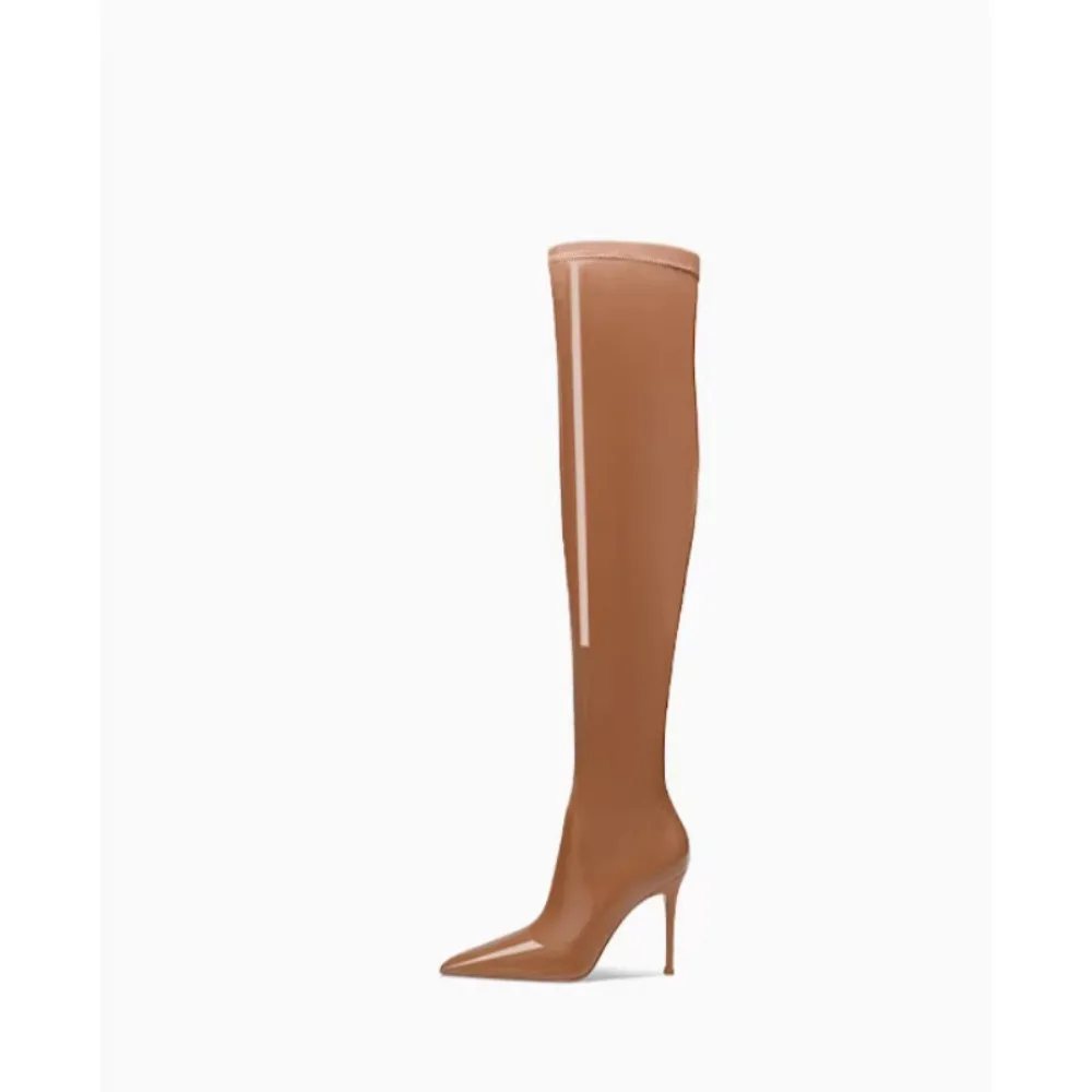 Brown Pointed Toe High Heel Over The Knee Boots Women Winter Fashion Thigh High Boots
Brown Pointed Toe High Heel Over The Knee Boots Women Winter Fashion Thigh High Boots