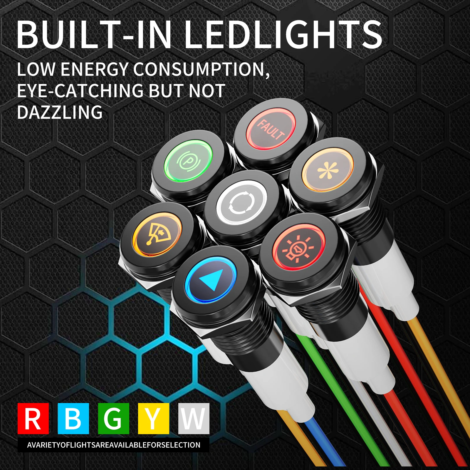 FILN 10mm symbol LED Indicator Light 12V 24V Black Metal Indicator Dash Pilot Light with Wire Car Dashboard ruck Machinery
FILN 10mm symbol LED Indicator Light 12V 24V Black Metal Indicator Dash Pilot Light with Wire Car Dashboard ruck Machinery