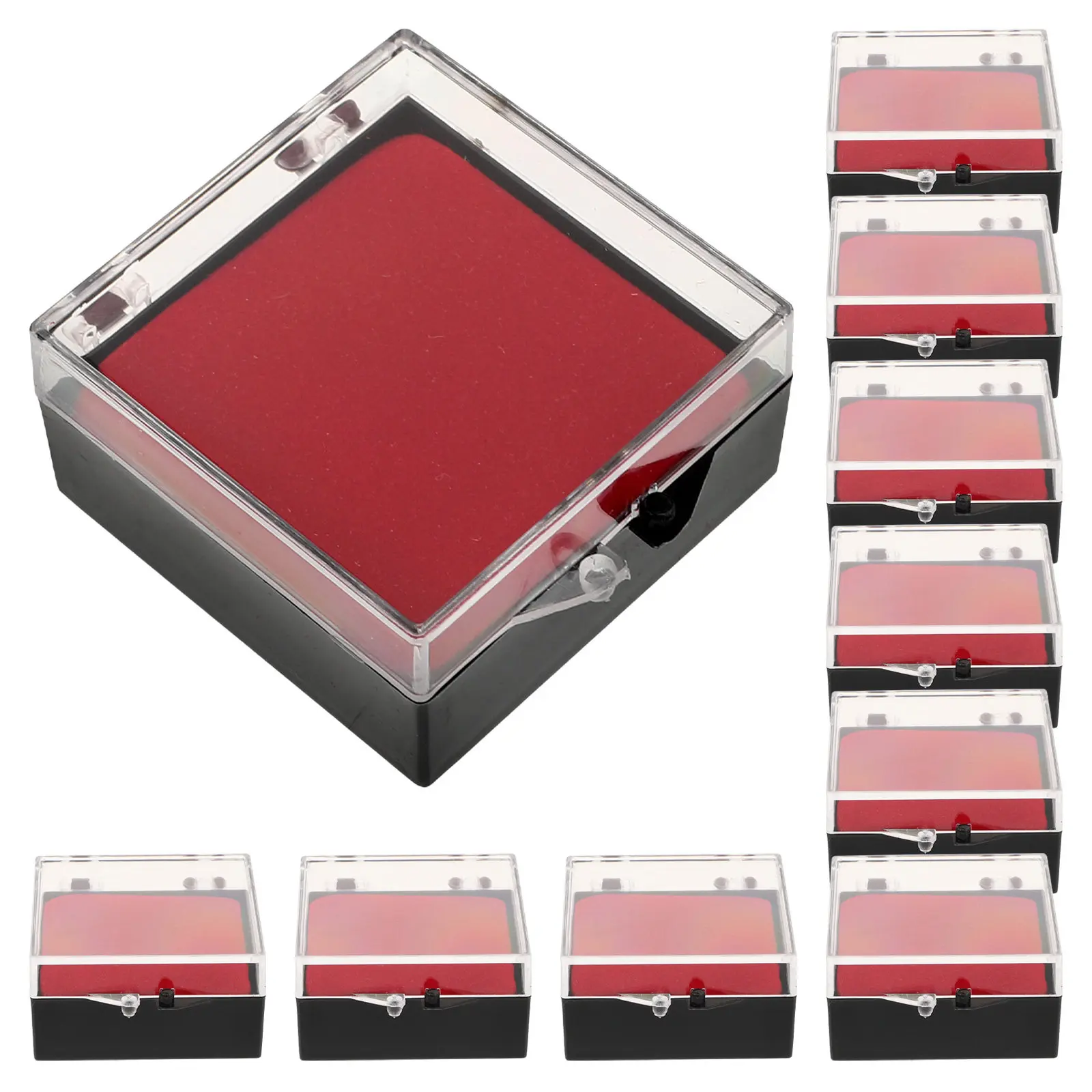 10Pcs Transparent Square Jewelry Display Box Clear Miniature Case for Rings Brooches Earrings Gemstone Mineral Specimen
10Pcs Transparent Square Jewelry Display Box Clear Miniature Case for Rings Brooches Earrings Gemstone Mineral Specimen