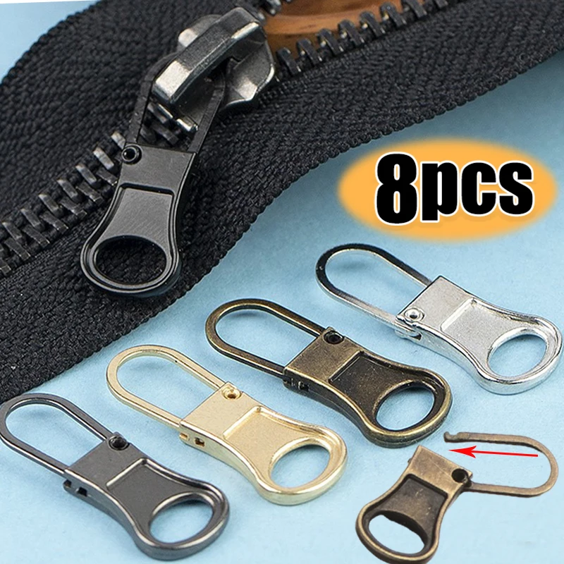 Metal Detachable Zipper Puller Replacement Tab Zipper Slider Head Repair Kit for Suitcases Luggage Backpack Purses Handbags Coat
Metal Detachable Zipper Puller Replacement Tab Zipper Slider Head Repair Kit for Suitcases Luggage Backpack Purses Handbags Coat