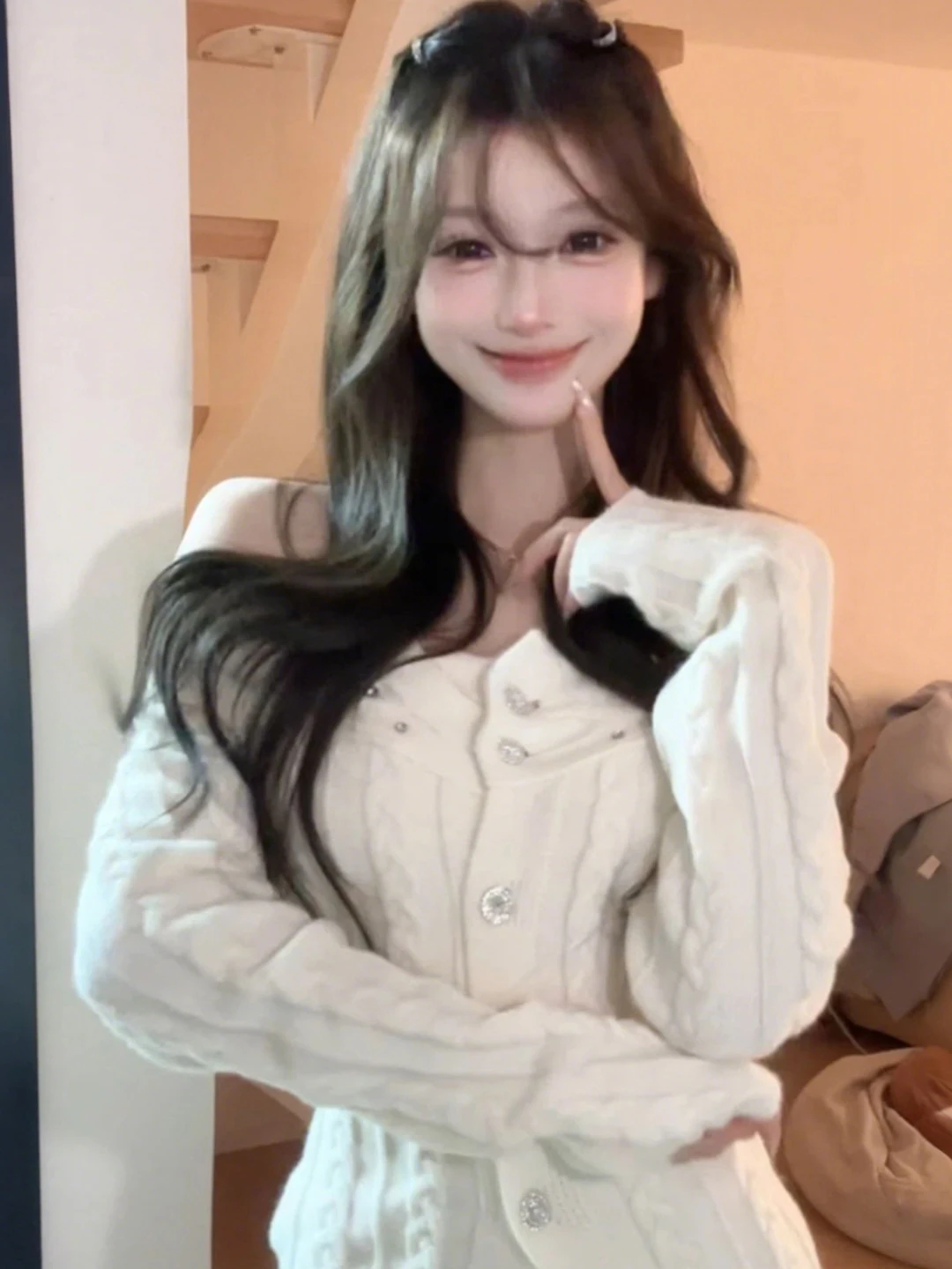 Heavy Embellied oulder Knitted Sweater Women's Autumn Winter Slimming Belted Twist French Sle Long Sve Knitwear Top
Heavy Embellied oulder Knitted Sweater Women's Autumn Winter Slimming Belted Twist French Sle Long Sve Knitwear Top