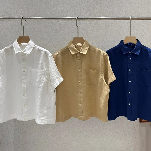 Casual Style Loose Fit Women's Linen Short Sleeve Shirt Embroidered Pocket Top Summer Spring New Arrival
Casual Style Loose Fit Women's Linen Short Sleeve Shirt Embroidered Pocket Top Summer Spring New Arrival