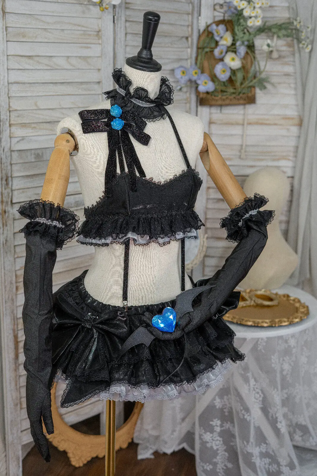 Choco Yuume Yukimura Chieri Cosplay Costume Custom Little Devil Lolita Outfit for Women Anime Illustration Black Lace Set
Choco Yuume Yukimura Chieri Cosplay Costume Custom Little Devil Lolita Outfit for Women Anime Illustration Black Lace Set