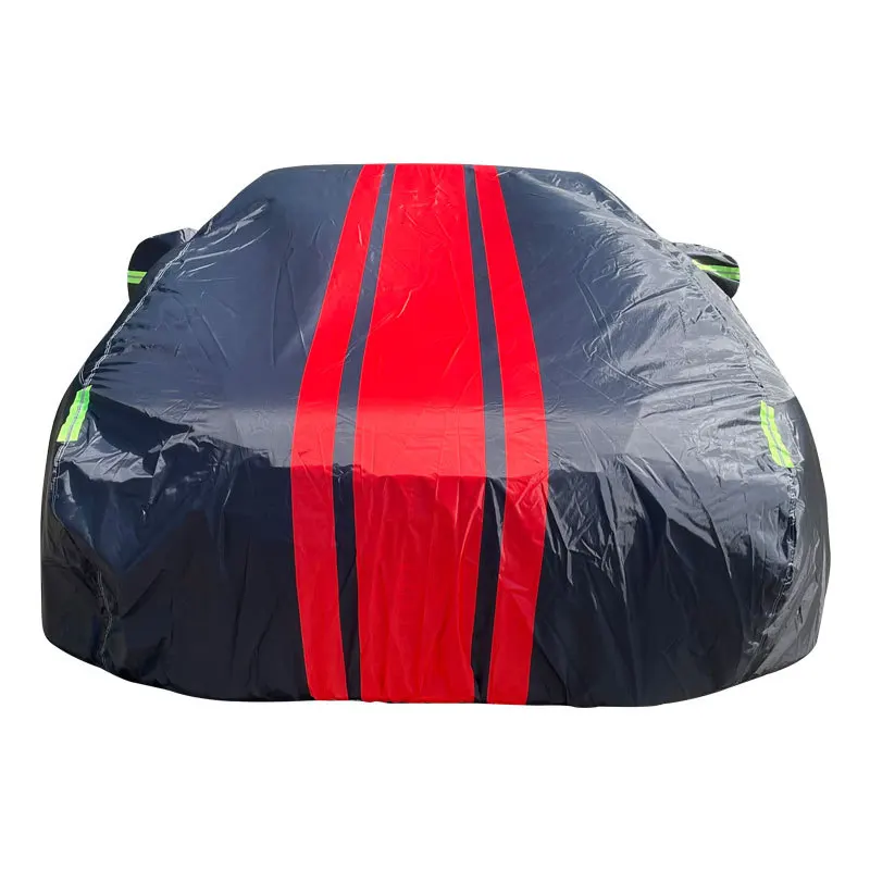 Car dust cover universal all-inclusive car cover red strip polyester Tuff 190T cotton waterproof clothing decorative accessories
Car dust cover universal all-inclusive car cover red strip polyester Tuff 190T cotton waterproof clothing decorative accessories