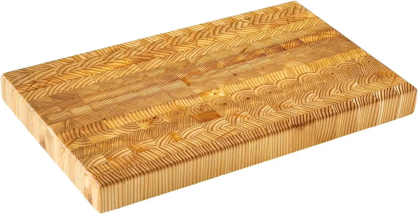 Larch Wood Canada End Grain Small Cutting Board, Standard Line, Handcrafted for Professional Chefs & Home Cooking, 17-3/
Larch Wood Canada End Grain Small Cutting Board, Standard Line, Handcrafted for Professional Chefs & Home Cooking, 17-3/