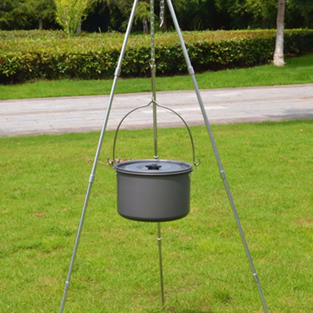 Camping Hanging Pot Large Aluminum Cookware Set Portable Outdoor Cooking Equipment for Hiking Picnic Bbq Campfire Stew 6-8
Camping Hanging Pot Large Aluminum Cookware Set Portable Outdoor Cooking Equipment for Hiking Picnic Bbq Campfire Stew 6-8