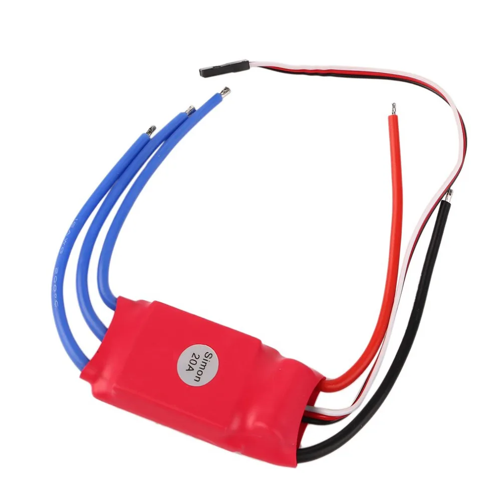 RC 20AMP 20A SimonK прошивка бесщеточный ESC с 3A 5V UBEC для радиоуправляемого мультикоптера вертолета
RC 20AMP 20A SimonK прошивка бесщеточный ESC с 3A 5V UBEC для радиоуправляемого мультикоптера вертолета