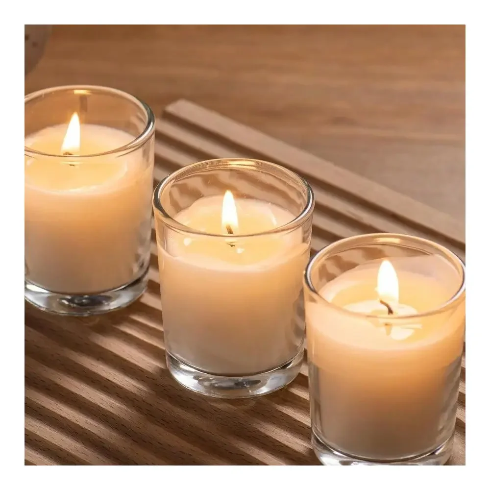Pack Warm White Unscented Clear Glass Filled Votive Candles. Hand Poured Wax Candle Ideal Gifts For Aromatherapy Spa Weddings B
Pack Warm White Unscented Clear Glass Filled Votive Candles. Hand Poured Wax Candle Ideal Gifts For Aromatherapy Spa Weddings B