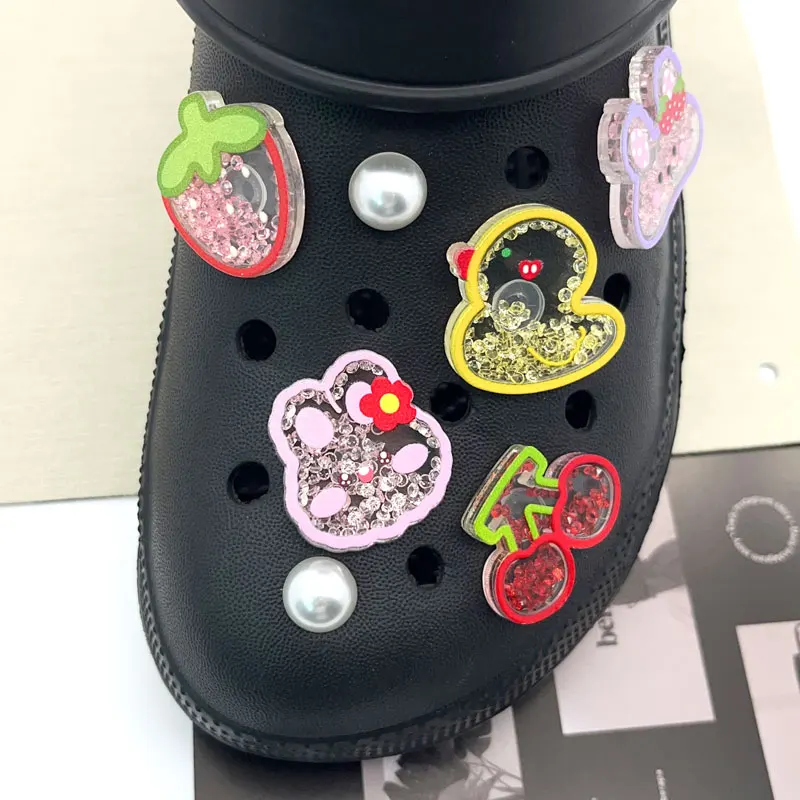 Cute Color Shake Move Rhinestone Pearl Shoe Charms for Crocs Decorations Clogs Pins Garden Sandals Slipper Accessories Girl Gift
Cute Color Shake Move Rhinestone Pearl Shoe Charms for Crocs Decorations Clogs Pins Garden Sandals Slipper Accessories Girl Gift