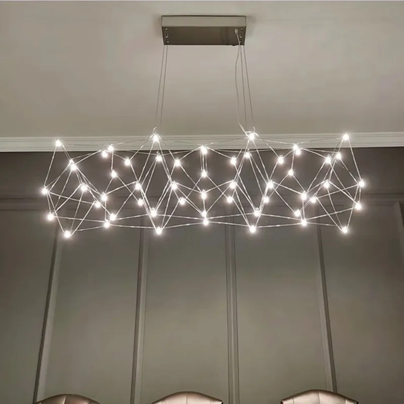 Italian Luxury Crystal Starry Sky Chandelier Long Pendant Lamp for Restaurant Hotel Club Front Desk Bar Creative Lighting Lustre
Italian Luxury Crystal Starry Sky Chandelier Long Pendant Lamp for Restaurant Hotel Club Front Desk Bar Creative Lighting Lustre