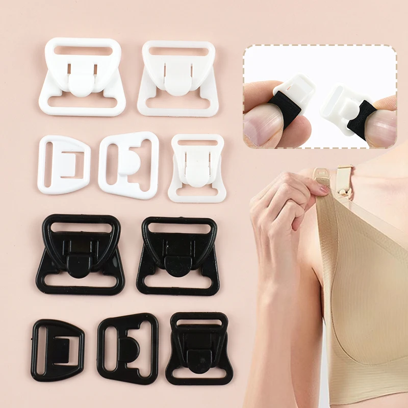 100Sets 12-20mm Sewing Plastic Bra Buckles Bikini Strap Adjuster Clip Hook Clasp Swimsuit Underwear Closure Buckle DIY
100Sets 12-20mm Sewing Plastic Bra Buckles Bikini Strap Adjuster Clip Hook Clasp Swimsuit Underwear Closure Buckle DIY