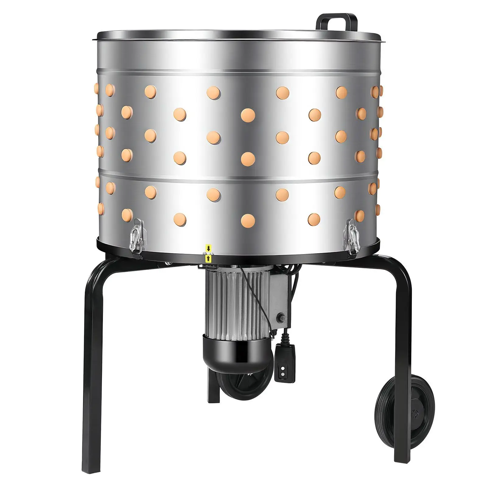 Chicken Plucker Machine, 25.6 in Drum, 1200W & 275RPM Electric Chicken Plucking Machine with 158 Soft Fingers & Transport
Chicken Plucker Machine, 25.6 in Drum, 1200W & 275RPM Electric Chicken Plucking Machine with 158 Soft Fingers & Transport