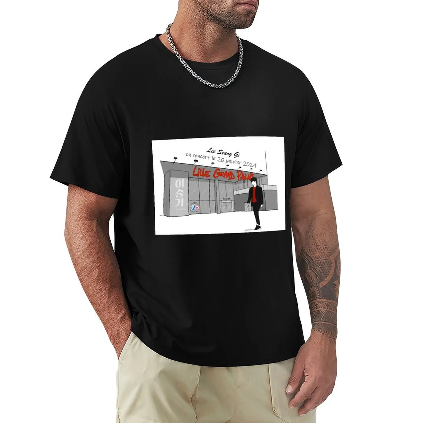 Fanart of Lee Seung Gi behind Lille Grand Palais, for his concert on January 20th 2024 T-Shirt Labor Work Casual T-Shirt
Fanart of Lee Seung Gi behind Lille Grand Palais, for his concert on January 20th 2024 T-Shirt Labor Work Casual T-Shirt
