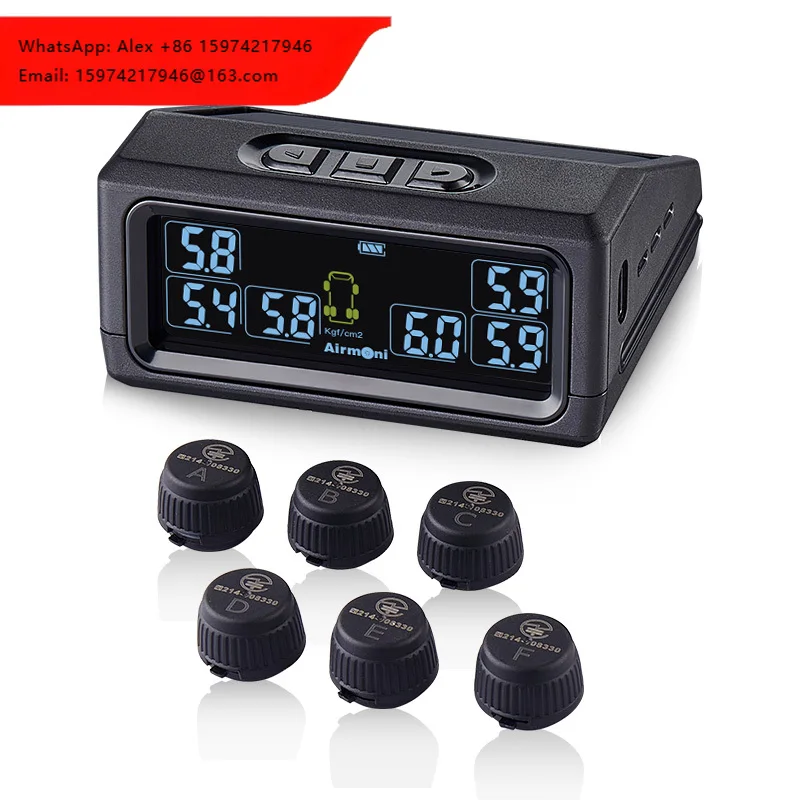 SPY Digital Tire Pressure Monitoring System (TPMS) Solar Powered For 6 Wheels Heavy Semi Trailer Bus Truck 22-Vehicle Capacity
SPY Digital Tire Pressure Monitoring System (TPMS) Solar Powered For 6 Wheels Heavy Semi Trailer Bus Truck 22-Vehicle Capacity