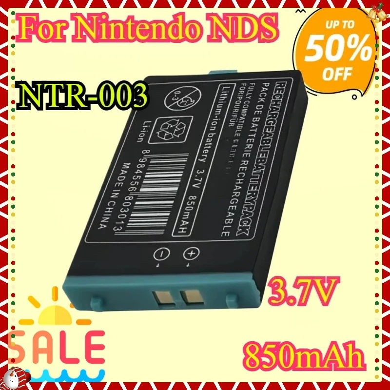 New NTR-003 Rechargeable Battery 3.7V 850mAh Lithium Battery Pack For Nintendo NDS Game Console NTR003 Replacement Batteries
New NTR-003 Rechargeable Battery 3.7V 850mAh Lithium Battery Pack For Nintendo NDS Game Console NTR003 Replacement Batteries