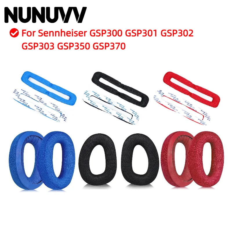 NUNUVV Replacement Breathable net Ear Pad for Sennheiser GSP300 GSP301 GSP302 GSP303 GSP350 GSP370 headset Repairing Parts
NUNUVV Replacement Breathable net Ear Pad for Sennheiser GSP300 GSP301 GSP302 GSP303 GSP350 GSP370 headset Repairing Parts