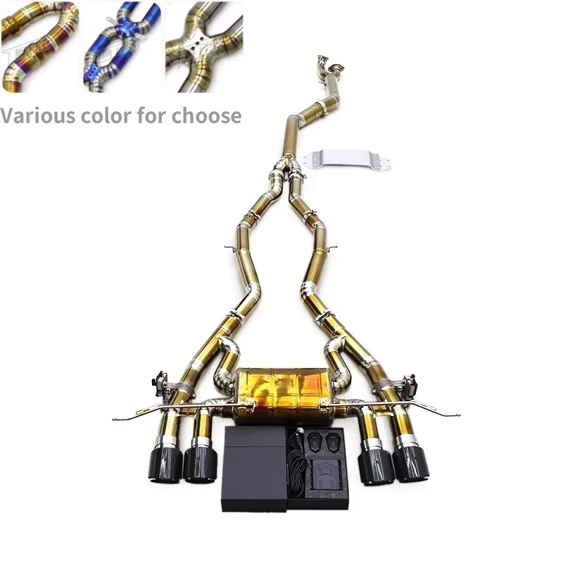 Auto Valvetronic Exhaust System For BMW M3/M4 G80/G82 3.0T 2019-2024 Sport Car Catback Titanium Exhaust
Auto Valvetronic Exhaust System For BMW M3/M4 G80/G82 3.0T 2019-2024 Sport Car Catback Titanium Exhaust
